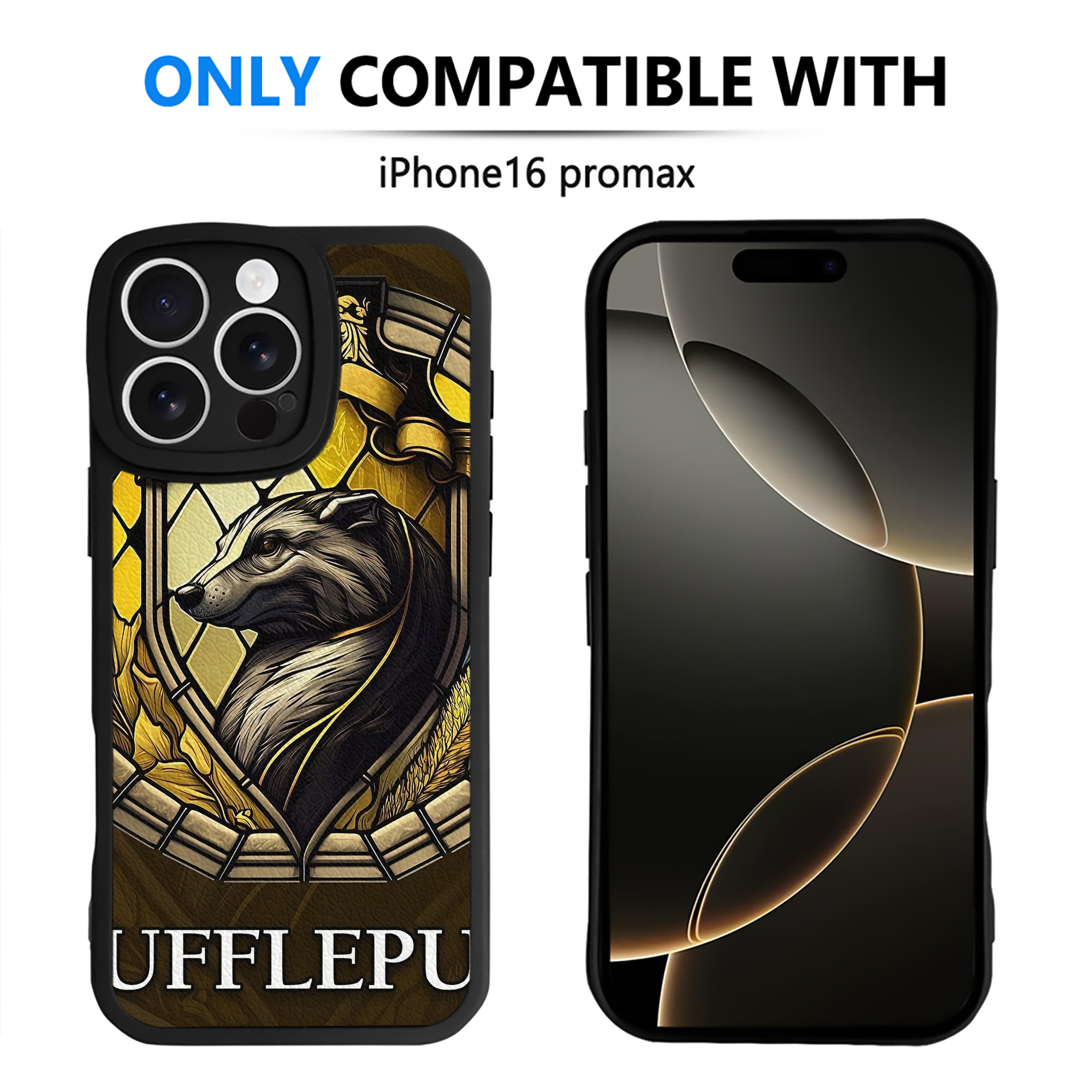 （画像用） Harry Potter ハリー・ポッターシリーズ 【iPhone 16シリーズ対応】シリコンスマホケース（レザー調） 材質：シリコン